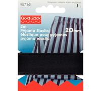 Prym 20 mm 2 m Pyjama Elastic, Black