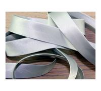 Prym 20mm Duchesse Satin Bias Binding Tape Silver Grey - each