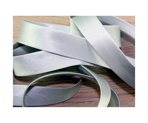 Prym 20mm Duchesse Satin Bias Binding Tape Silver Grey - each