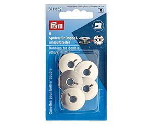 Prym - 21.9mm Metal Bobbins for Double Rotary Shuttle - 3 Pieces