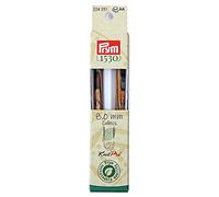 Prym 224331 Cubics Natural Coloured Long 11.6 cm 8.00 mm Knitting Needle, Wood, Multi-Colour, 8 mm