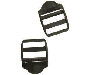 Prym 25 mm Clamping Plastic Buckles, Black