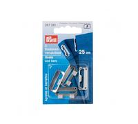 PRYM 267261 Skirt waistband fasteners Size 25mm; black-coloured, 2 pieces