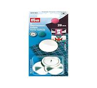 Prym Cover Buttons Brass Silver col Without Tool, 323163 29 mm