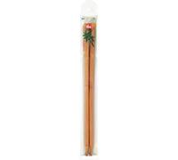 Prym 33 cm 10.00 mm Single Pointed Knitting Pins Bamboo