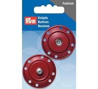 Prym 341833 Sew-On Snap Fastener 35 mm Dark red