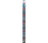 Prym 35 cm 3.75 mm Single-Pointed Knitting Pins, Pack of 2, Aluminium Pearl Grey