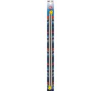 Prym 35 cm 6 mm Single-Pointed Knitting Pins, Pack of 2, Aluminium Pearl Grey