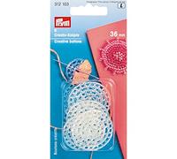 Prym 36mm Transparent Plastic Creative Buttons - 3 pieces