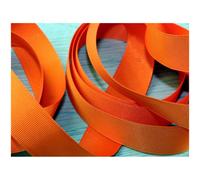Prym 38mm Ribbed Polyester Tape Orange - per metre