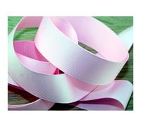 Prym 38mm Ribbed Polyester Tape Pale Pink - per metre
