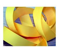 Prym 38mm Ribbed Polyester Tape Yellow - per metre