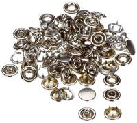 Prym 390 104 Press Studs Non-Sew MS Refill Pack for 390120 Cap Silver-Coloured 1