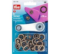 Prym - Prym Jersey Antique Brass (18mm) Non-Sew Press Fasteners - 1 Unit
