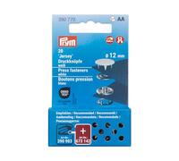 Prym 390770 Press Studs Jersey 12 mm White Compatible with Vario Creative Tool