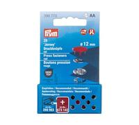Prym 390772 Press Studs Jersey 12 mm Red Compatible with Vario Creative Tool