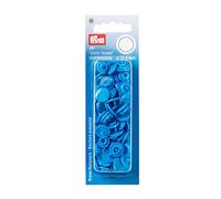 Prym 393108 Sew Popper Color Snaps Round 12.4 mm Steel Blue Plastic 12.4 mm