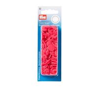 Prym 393133 Non-Sewing Popper Colour Snaps Round 12.4 mm Raspberry Plastic 12.4 mm, PRYM_393133-1