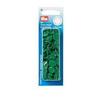 Prym 393151 Automatic Button Without Seams, Round, 12.4 mm, Grass Green, 12.4 mm