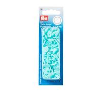 PRYM_393159-1 Snap Fastener Colour Snaps Round 12.4 mm Light Turquoise Plastic 12.4 mm