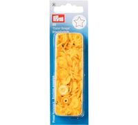 Prym 393210 Sewing Press Stud Colour Snaps Star Yellow Plastic One Size