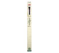 Prym 40 cm x 3.50 mm Single Pointed Knitting Pins with Knob, Natural