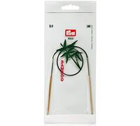 Prym 40 cm x 3 mm Circular Knitting Pins, Bamboo