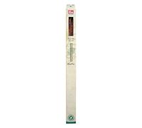Prym 40 cm x 8 mm Single Pointed Knitting Pins with Knob, Natural