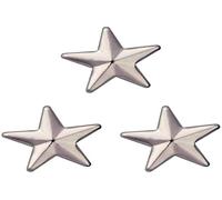 Prym 403654 Creative Decor Star Pinning 15 mm Silver col, Stern, 15mm Ø, 16 Piece
