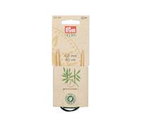 Prym 40Cm Bamboo Circular Knitting Pins - 4mm
