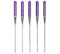 Prym Sewing Machine Needles Microtex microfiber polyester neoprene 130/705 H-M Steel, Silver, 130/70, No. 60-80 154940
