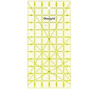 Prym 6 x 12-inch Universal Ruler with inch Angles Scale | Cuts 6" x 12" Fabric, Sewing and Quilting Supplies