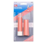 Prym 610266 Needle Twister with Sewing and Darning Needles, Magnetic Needle Holder for Storage, Needle Dispenser with 19 Sewing Needles and Darning Needles, Apricot
