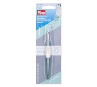 Prym 610925 Ergonomic Seam Ripper - Small, with Ball Tip, Non-Slip Grip & Protective Cap, Ideal for Separating Seams and Stitches, for Right & Left Handed Users, Sage