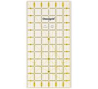 Prym Ruler, Transparent, Black, Yellow, 6 x 12 inch