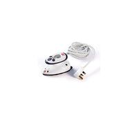 PRYM_611916-1 Steam Iron Mini with UK Plug, White, 19 x 17 x .95 cm