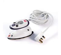 PRYM_611916-1 Steam Iron Mini with UK Plug, White, 19 x 17 x .95 cm