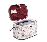 Prym 612056 Sewing Basket Large Oval Cherry Blossom Nostalgia 30cm x 20.5cm x 19cm, White, One Size