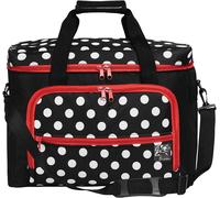 Prym 612631 Sewing Machine Carry Bag Case Polka Dot Red White Black Travel Gift