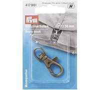 Prym 7 x 38 mm Antique Brass Snap Hook