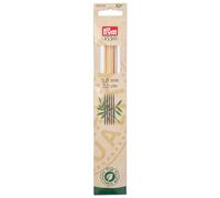 Prym 8 Double Point Bamboo 3mm Knitting Needles Natural 5 Count