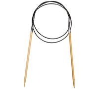 Prym 80 cm x 4 mm Circular Knitting Pins, Bamboo