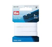 Prym 904801 5 m 10 mm Cotton Tape, White