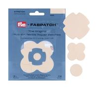 Prym 921001 FabPatch Stretch Rub-on Patch Beige (Pack of 3) - Self-Adhesive Bi-Elastic Repair Patches for Sportswear, Leggings, Jackets & Trainers - Textile Repair Without Sewing & Ironing