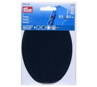 Prym 929036 Iron-On Faux Suede Patches 9.5 x 14.5 cm Marine