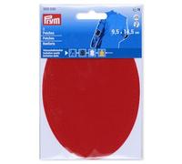 Prym 929039 Iron-On Faux Suede Patches 9.5 x 14.5 cm Red
