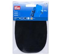 Prym 929355 Sew-On Suede Patches 10 x 14 cm Black