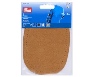 Prym 929358 Sew-On Suede Patches 10 x 14 cm Camel