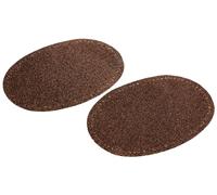 Prym 929384 Patches imitation suede iron-on 10 x 14 cm medium brown, 14 x 10 cm, mittelbraun, 2 Stück