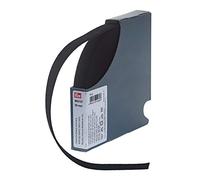 Prym 953127 Velour Elastic 20 mm Black, 51% Polyester 33% ED 16% PA